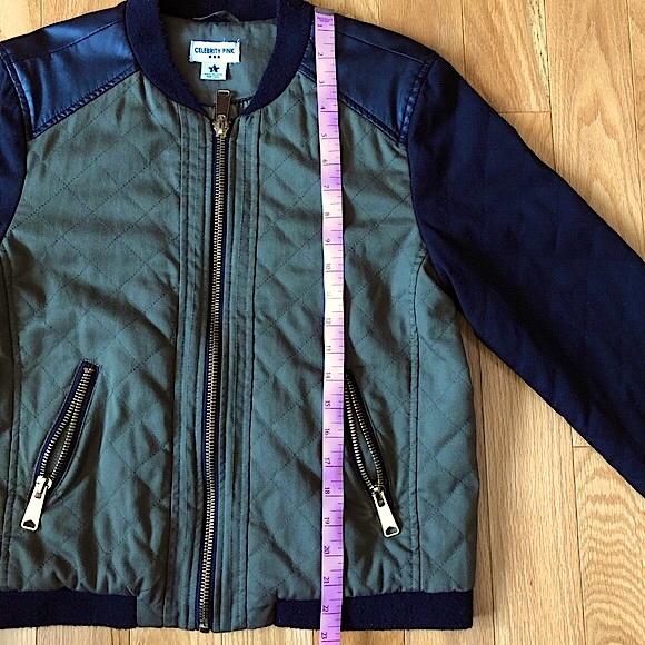 NWOT Celebrity Pink Black & Green Bomber Jacket - Picture 7 of 12